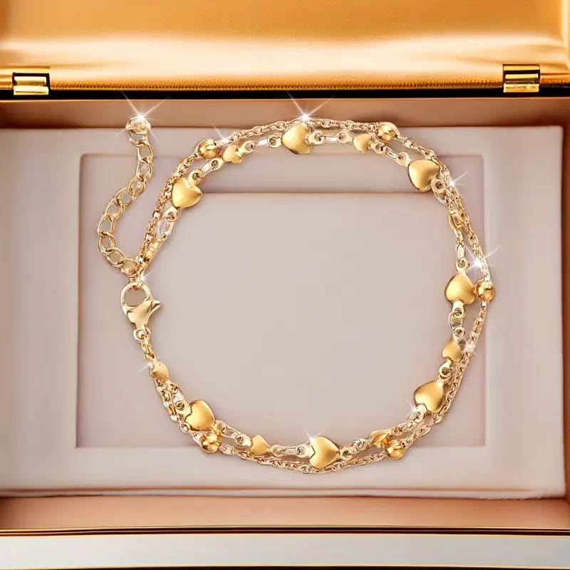 Golden Heart Bright Bracelet