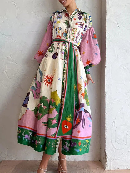 Classic Vintage Dress with a Flattering Fit