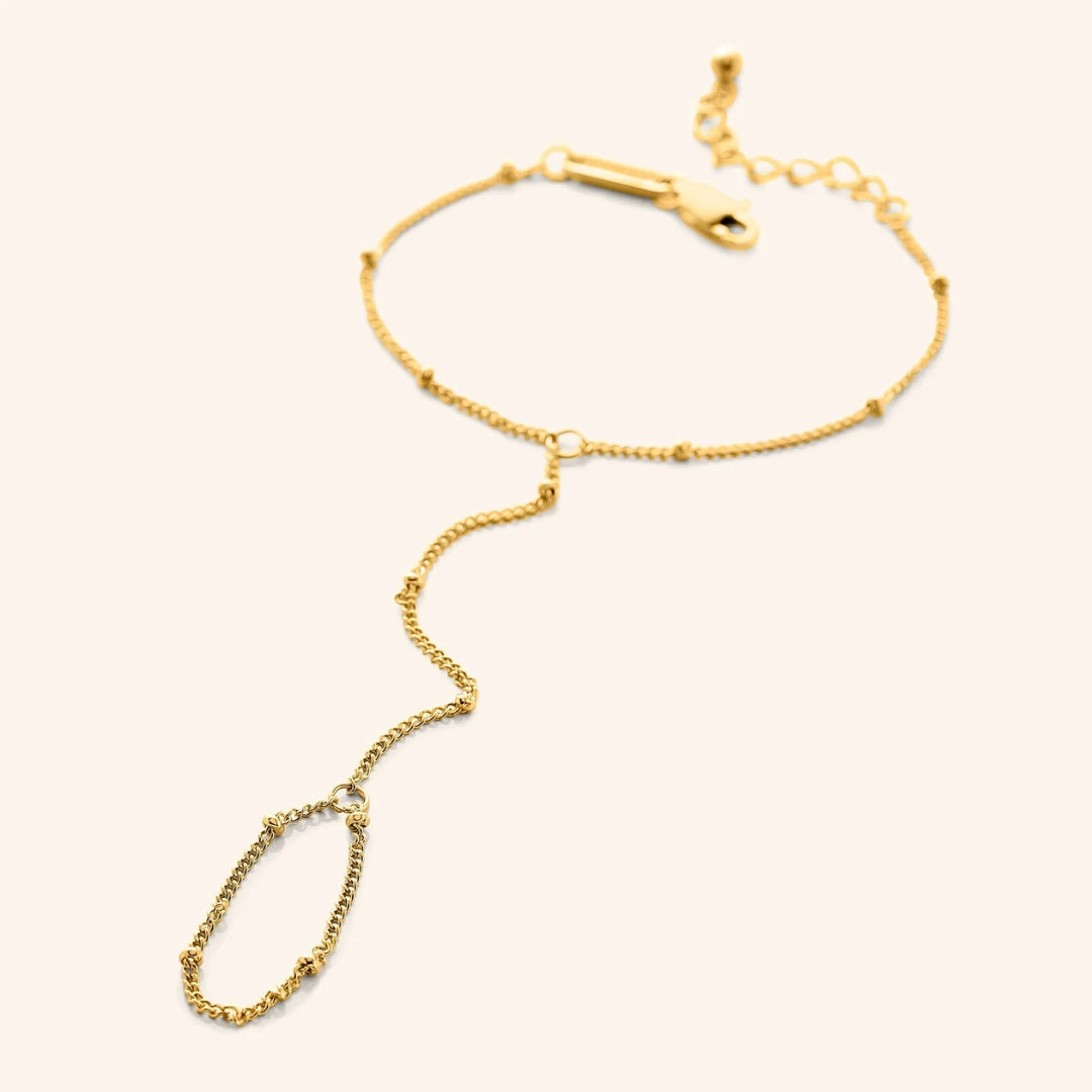 Dangling Gold Thin Bracelet