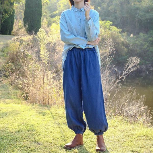 A Vintage Style Trousers with Delicate Timeless Details