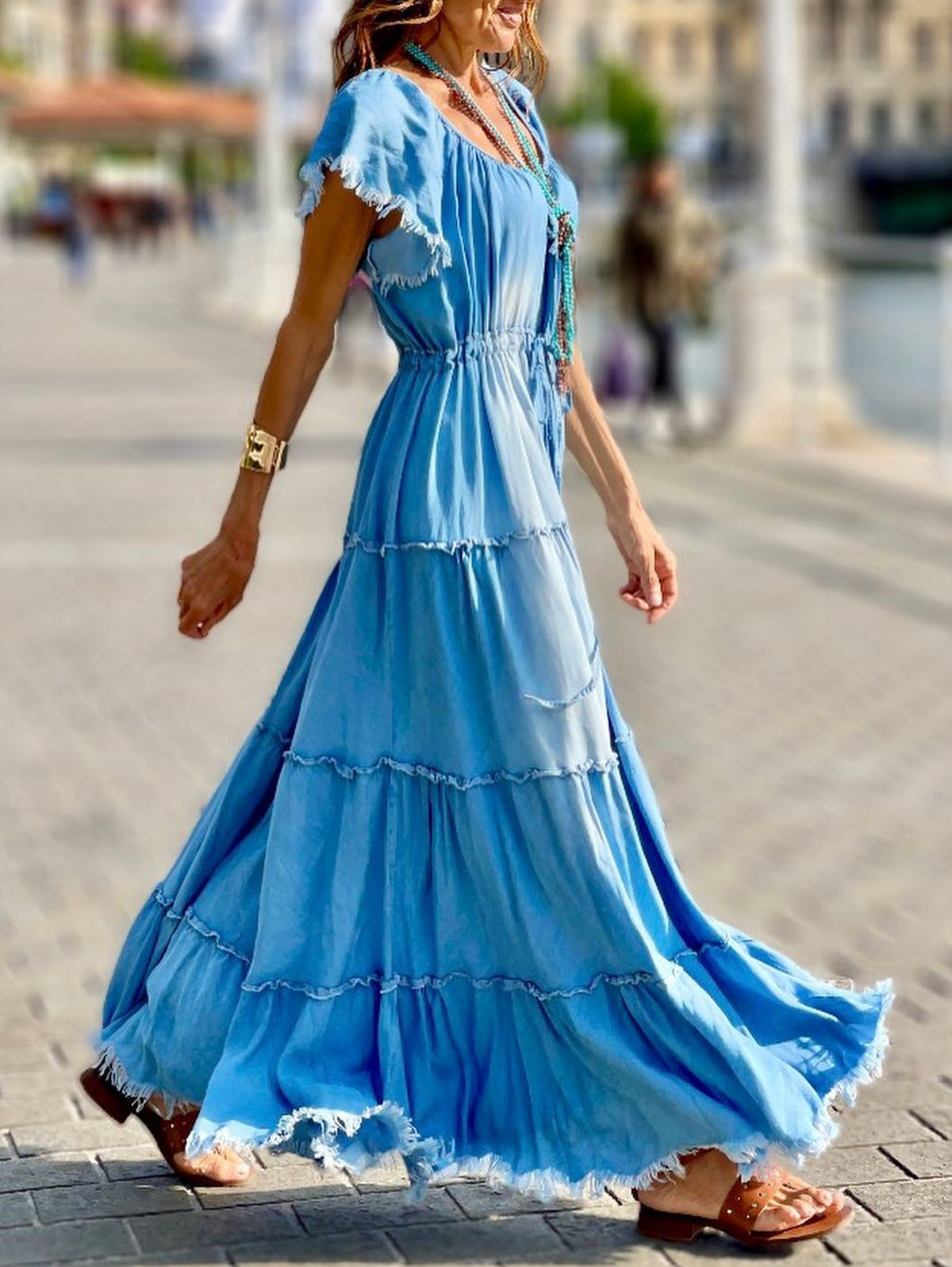 Elegantly Styled Dress for Everyday Wear