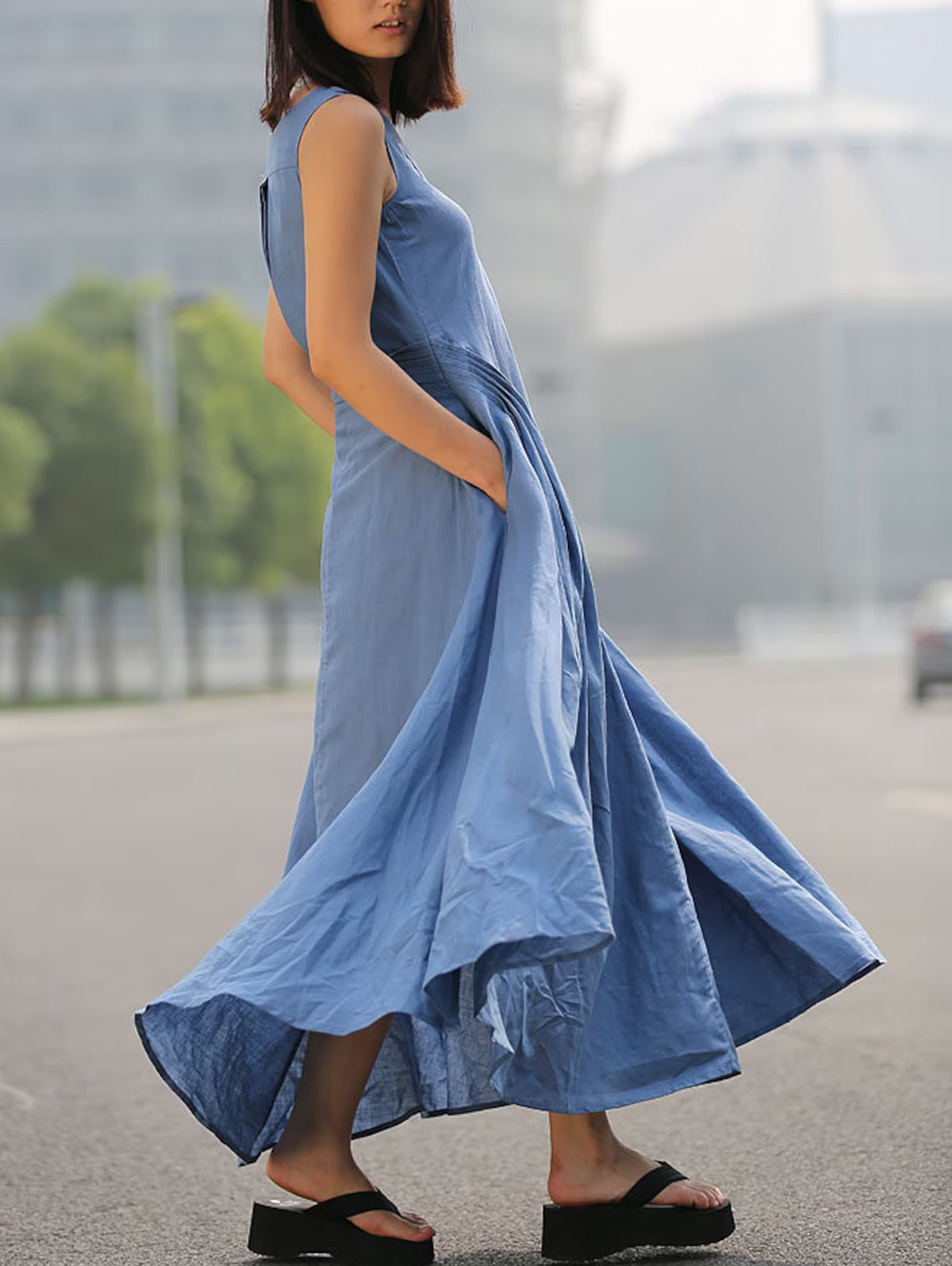 A Vintage Style Dress with Delicate Timeless Details
