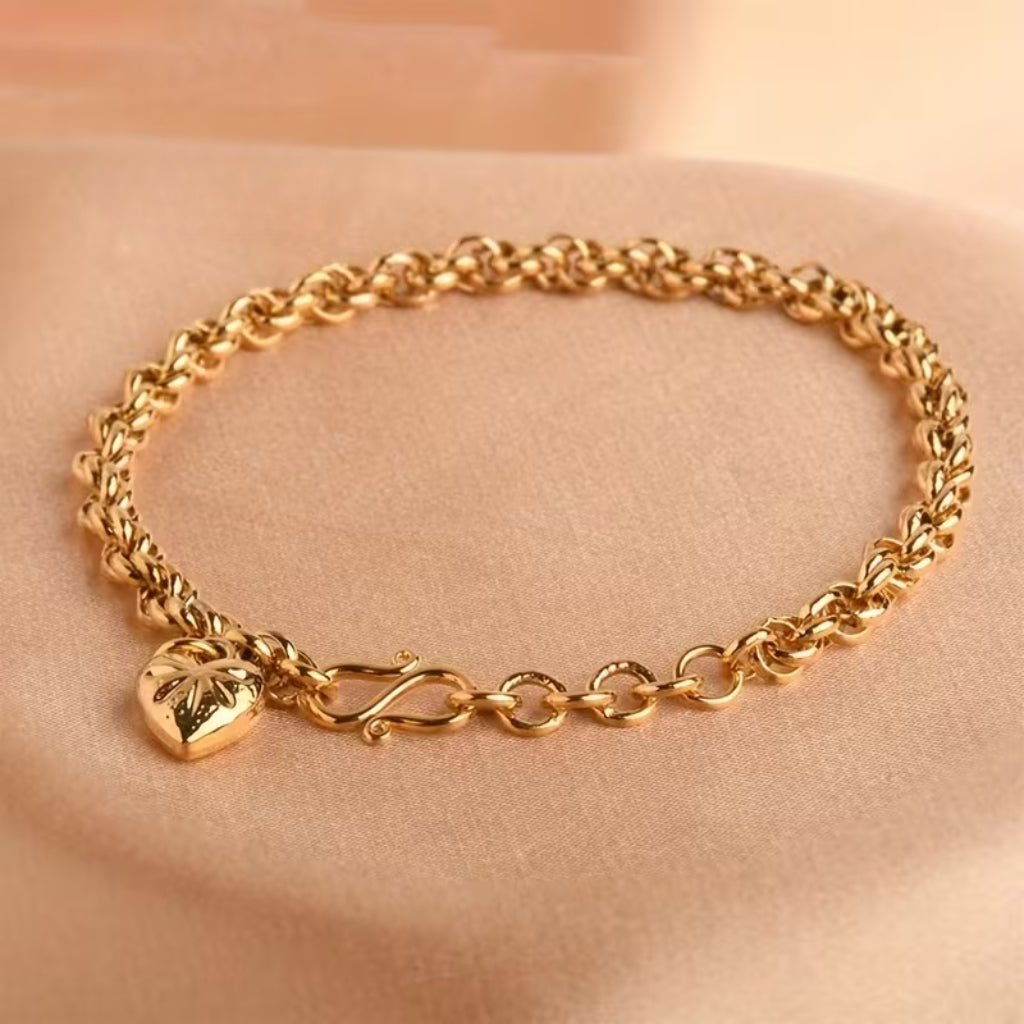 Golden Heart Bracelet