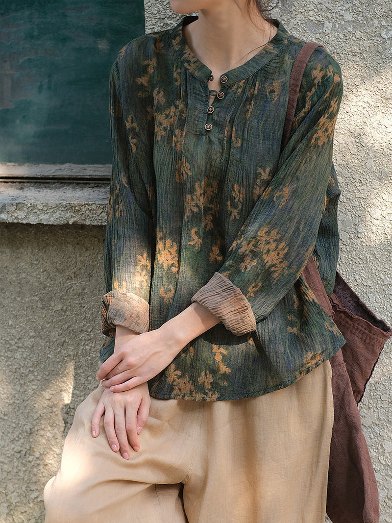A Vintage Style Shirt with Delicate Timeless Details