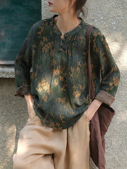 A Vintage Style Shirt with Delicate Timeless Details