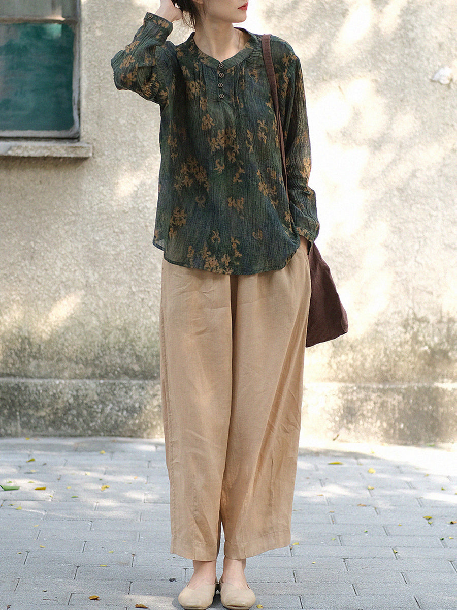 A Vintage Style Shirt with Delicate Timeless Details