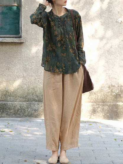 A Vintage Style Shirt with Delicate Timeless Details