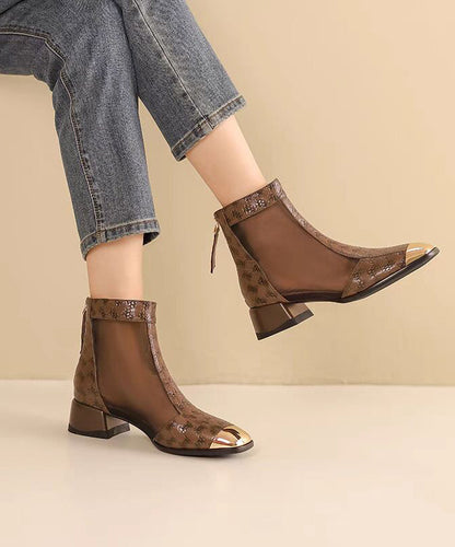 Vintage Inspired Orthopedic Boots
