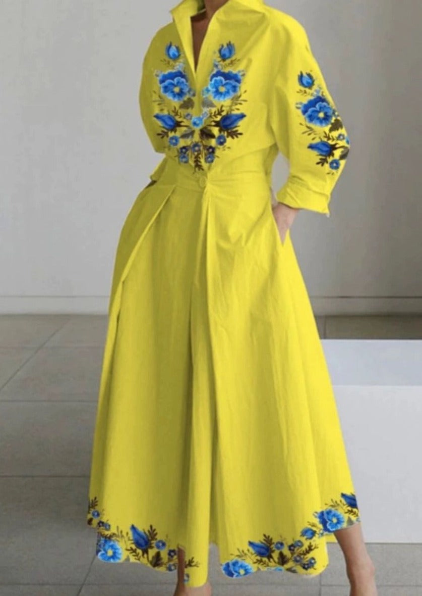 Yellow-blue flowers