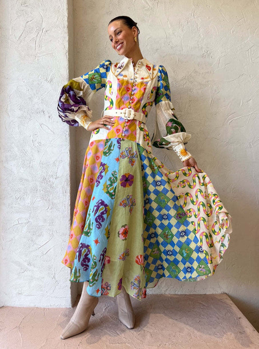 A Vintage Style Dress with Delicate Timeless Details