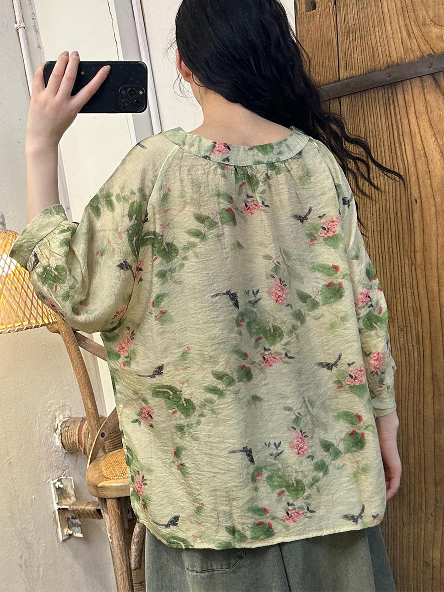 A Vintage Style Shirt with Delicate Timeless Details