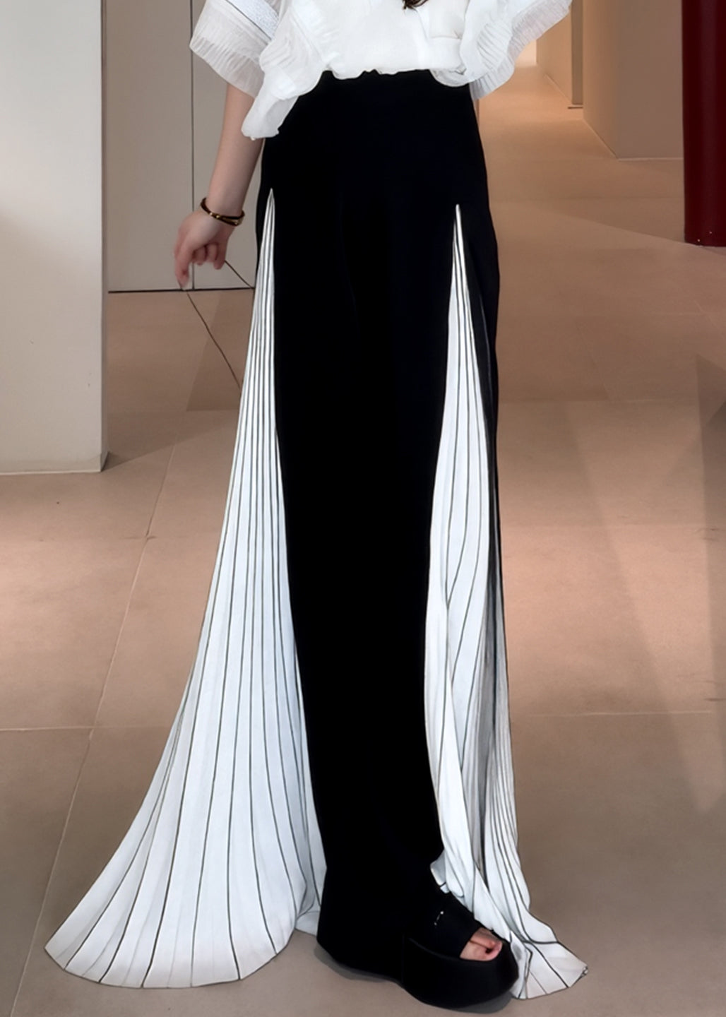 A Vintage Style Pants with Delicate Timeless Details