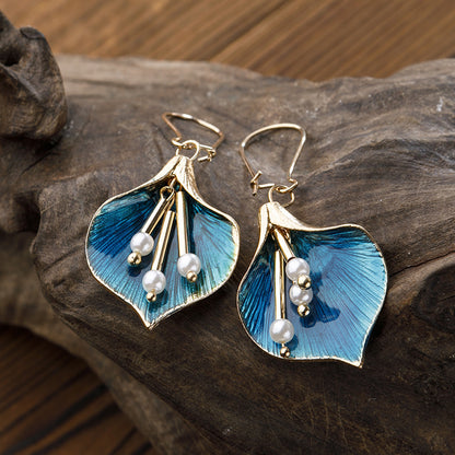 Delikat håndværks Perle Ørering