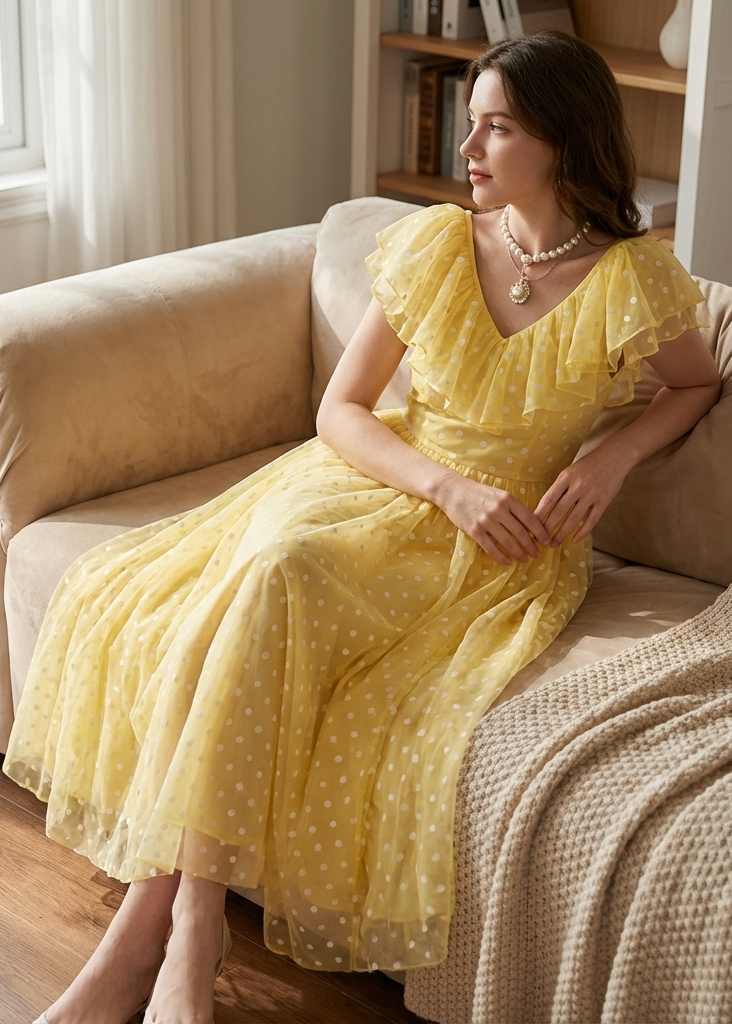 Effortlessly Elegant Dress with a Timeless Design