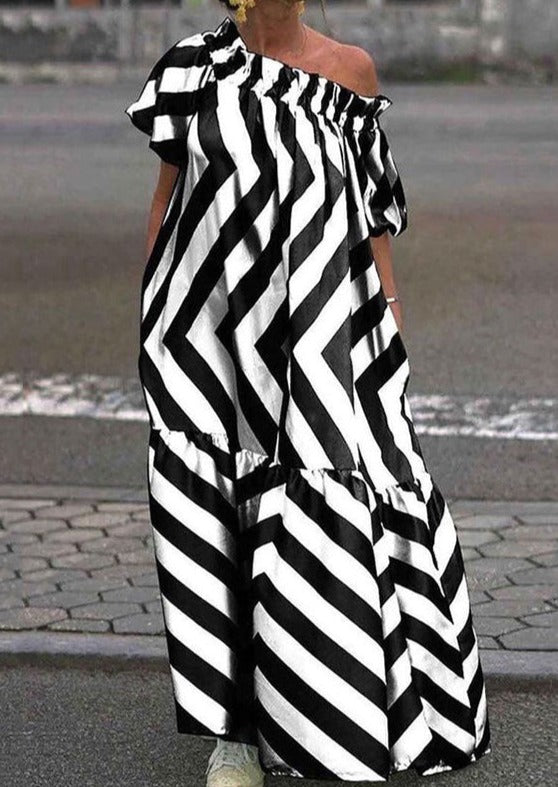 Black White