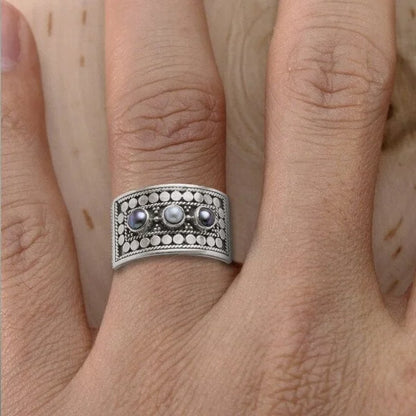 Romantisk Perle Ring til særlige øjeblikke