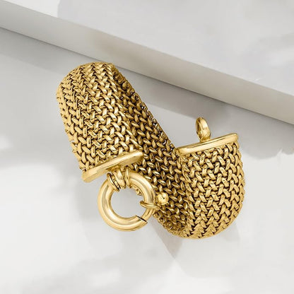 Italian Gold Weave Bracelet
