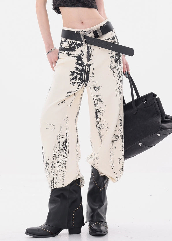 A Vintage Style Pants with Delicate Timeless Details