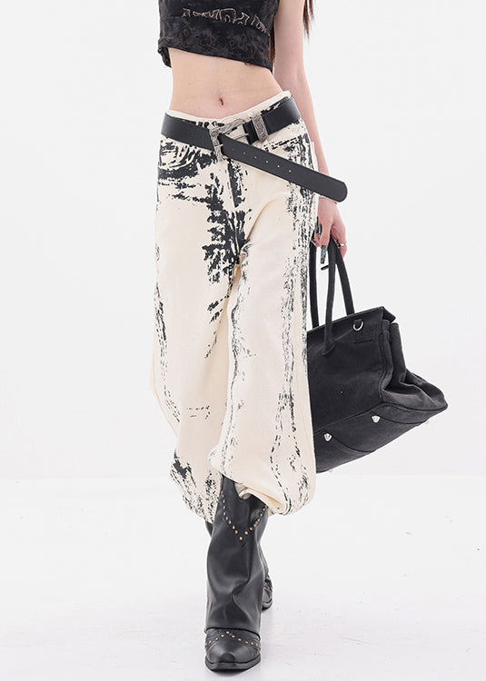 A Vintage Style Pants with Delicate Timeless Details
