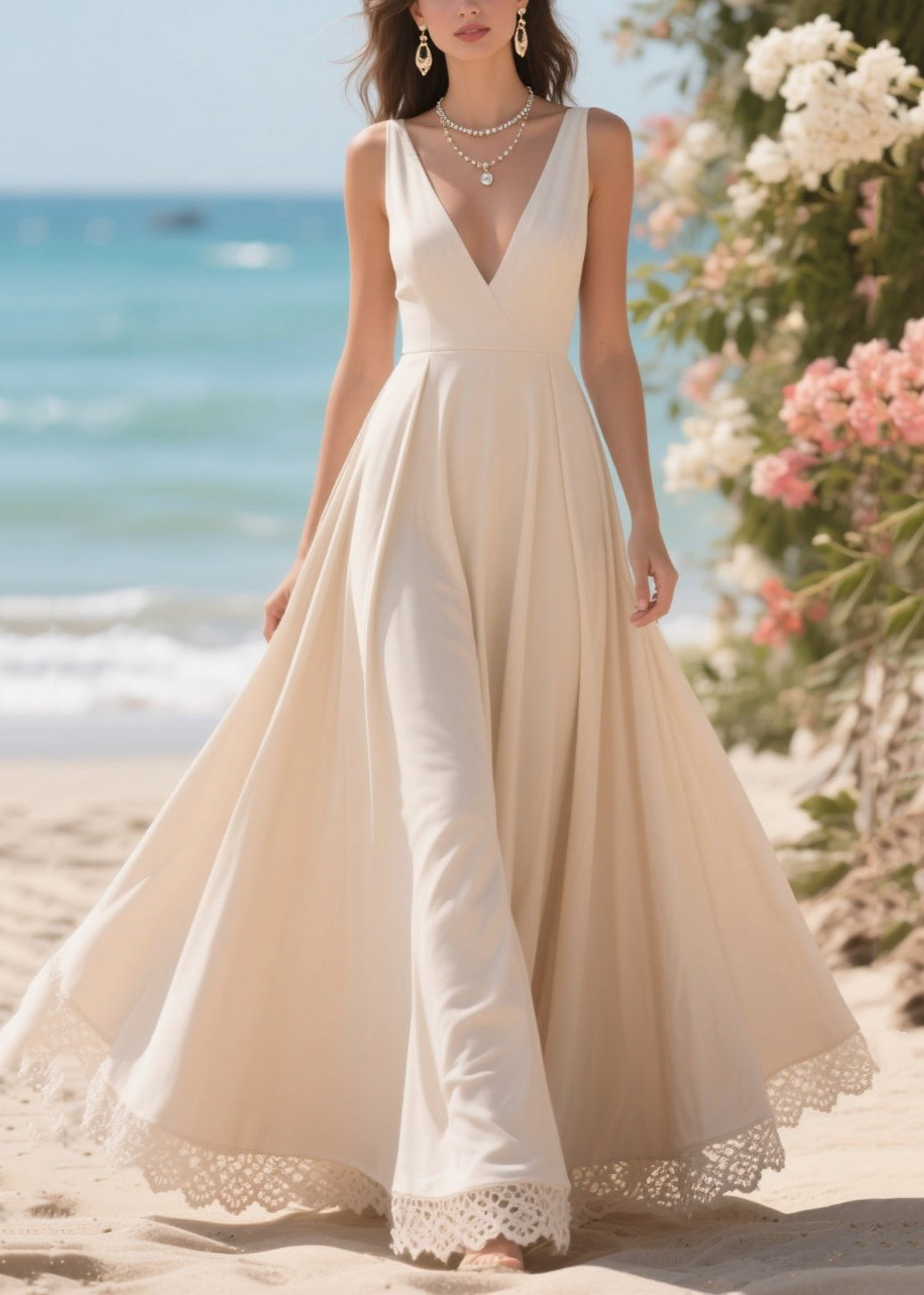 Beautifully Finished Dress in a Timeless Design