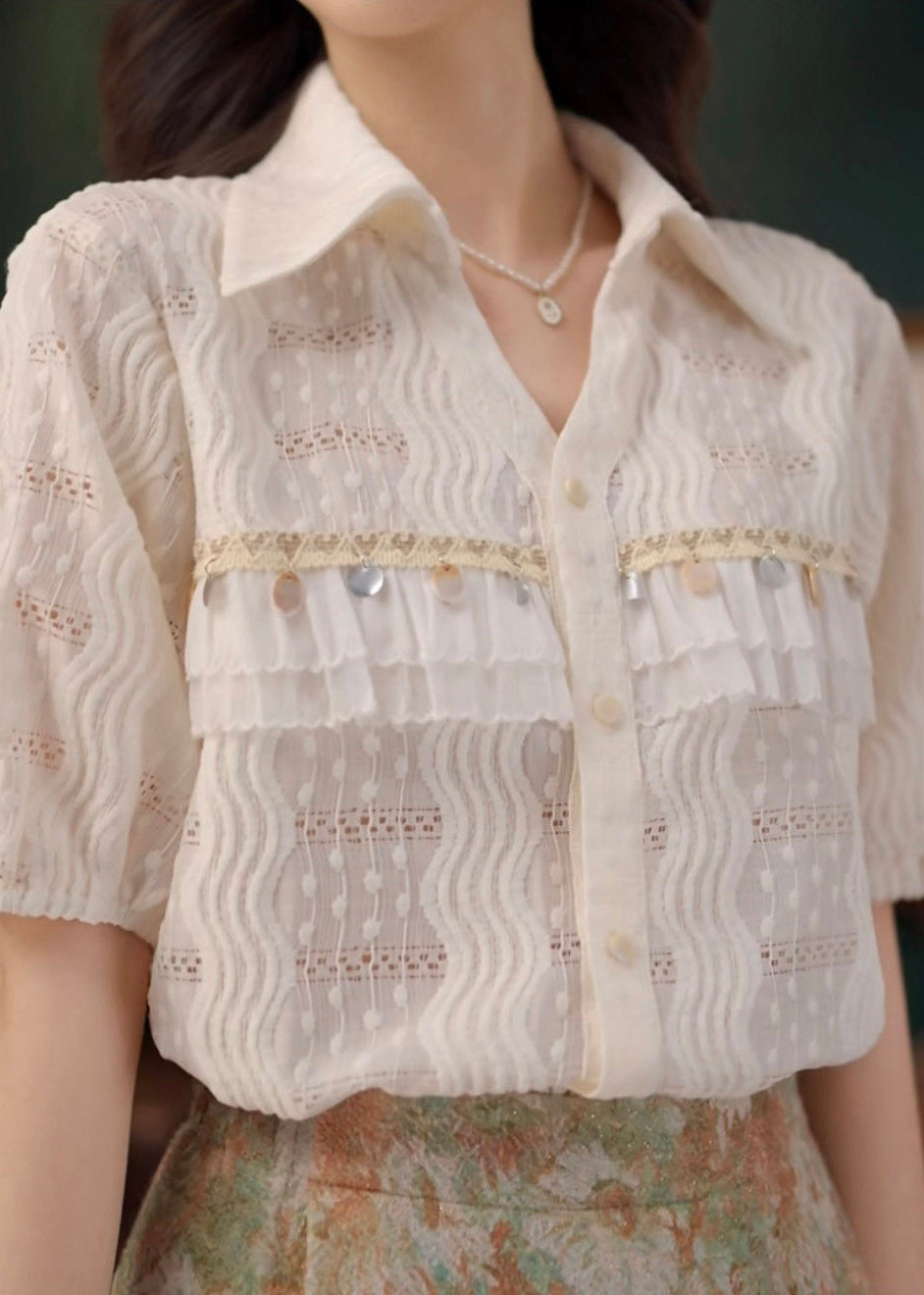 Beautifully Finished Blouse in a Timeless Design