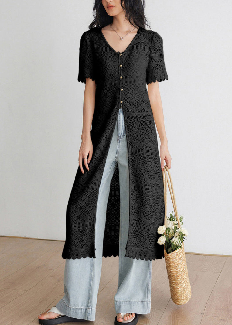 Well Tailored Cardigan with a Graceful Silhouette