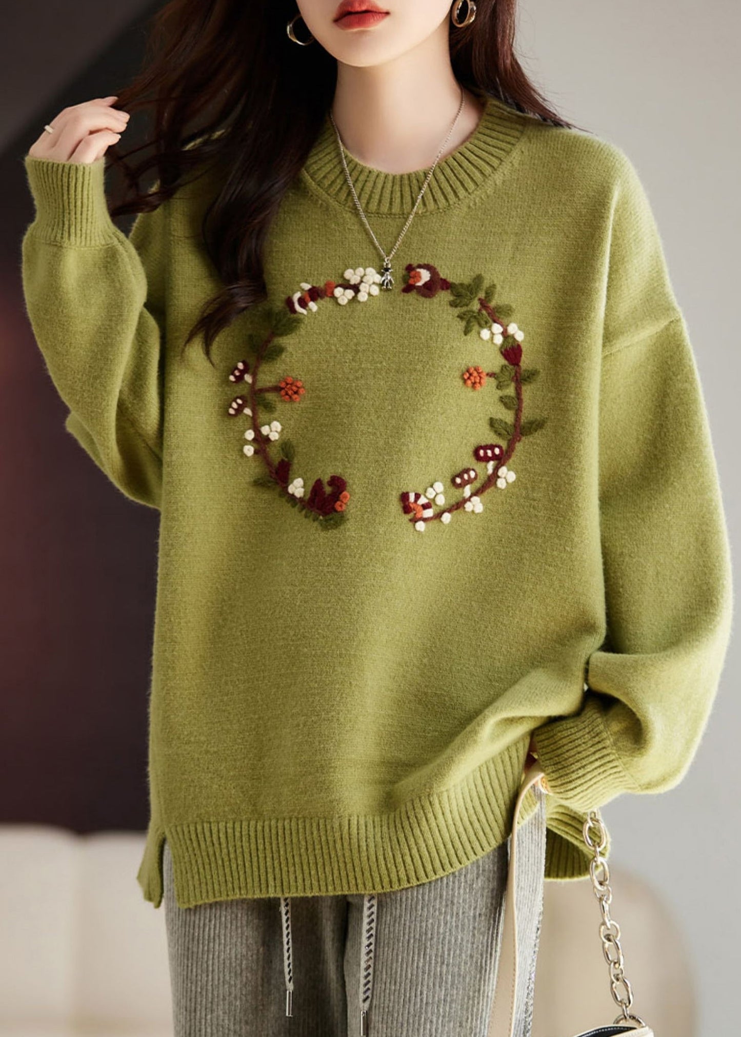 Beautifully Finished Sweater in a Timeless Design