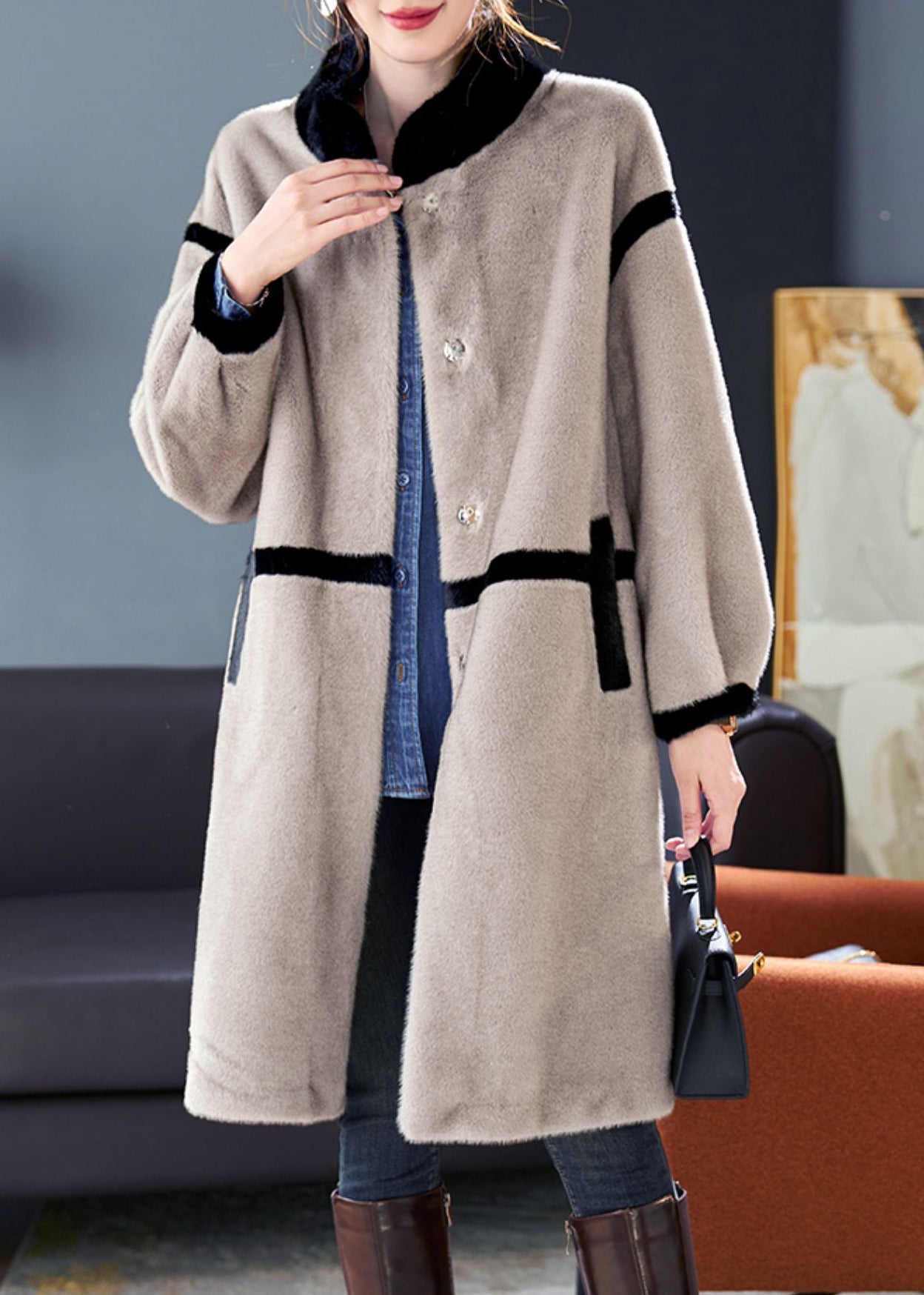 Classic Vintage Coat with a Flattering Fit