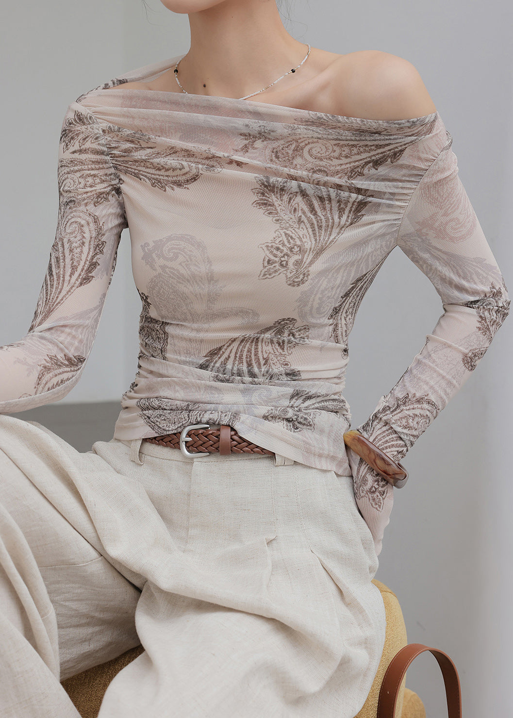 A Vintage Style Shirt with Delicate Timeless Details