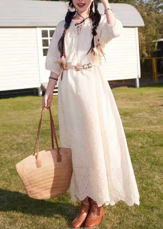 A Vintage Style Dress with Delicate Timeless Details