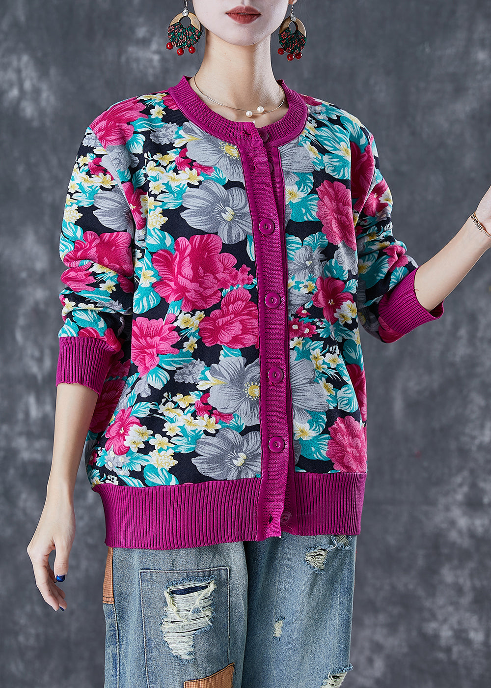 Vintage Inspired Sweater with a Contemporary Edge