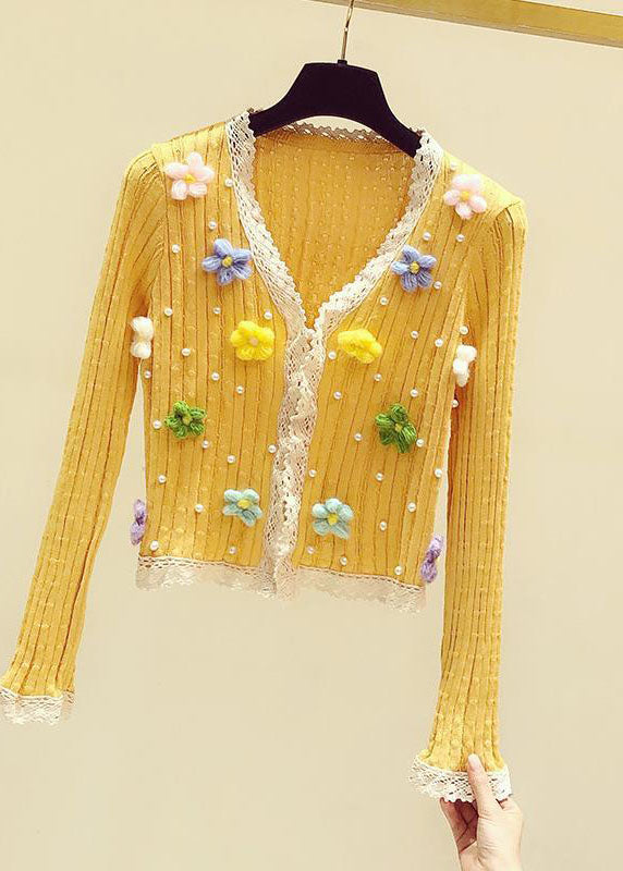 A Vintage Style Sweater with Delicate Timeless Details