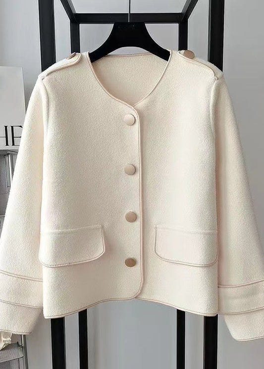 A Vintage Style Coat with Delicate Timeless Details