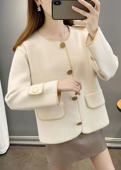 A Vintage Style Coat with Delicate Timeless Details