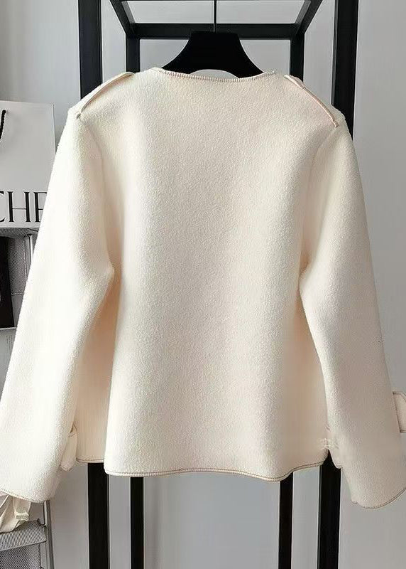 A Vintage Style Coat with Delicate Timeless Details