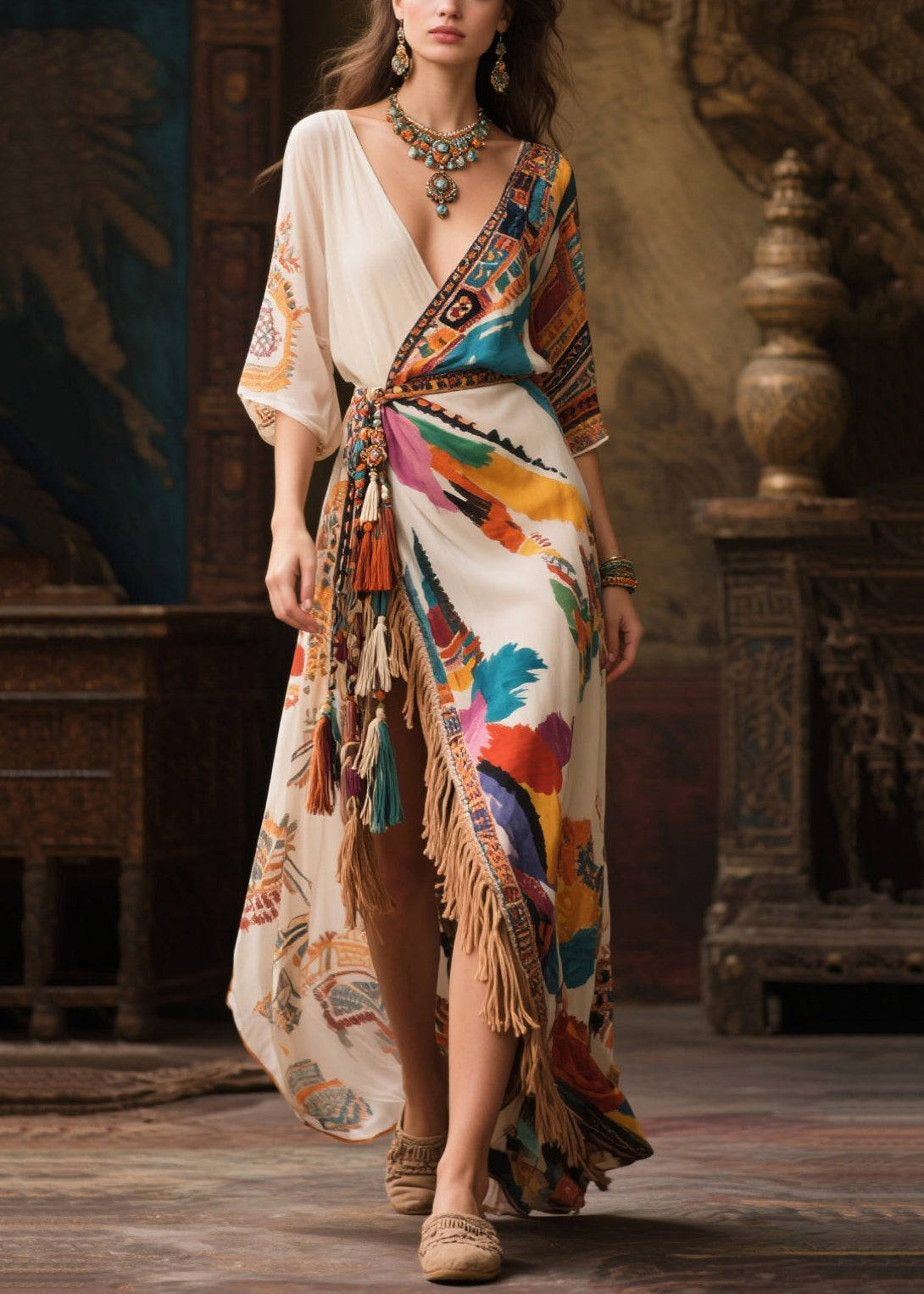 A Vintage Style Dress with Delicate Timeless Details