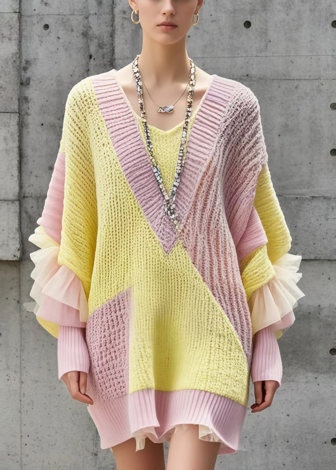 Classic Vintage Sweater with a Flattering Fit