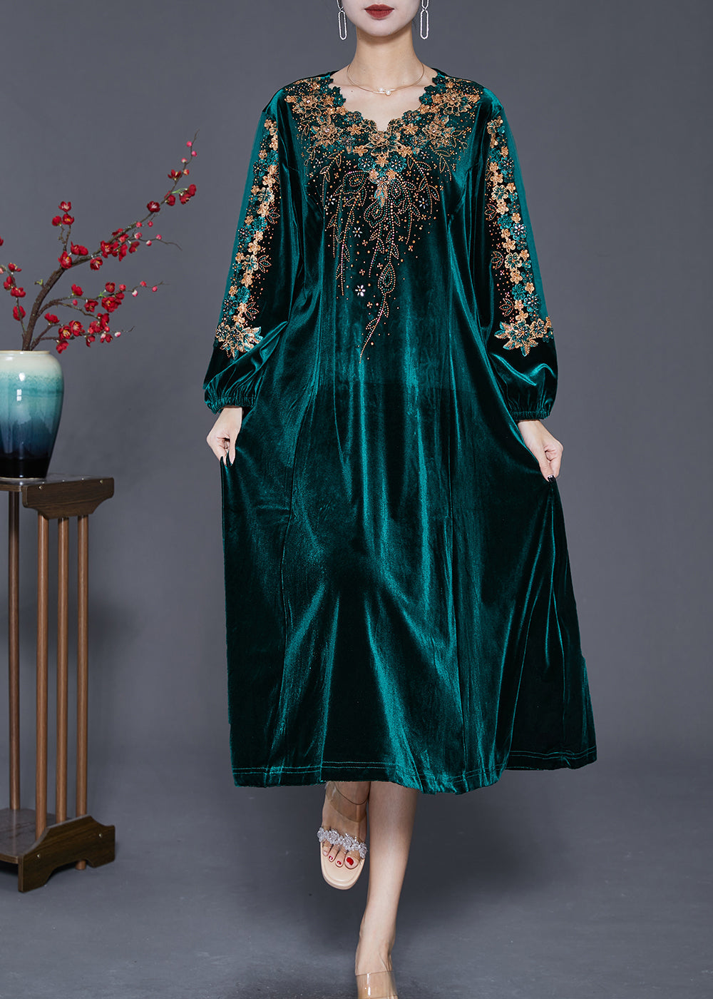 A Vintage Style Dress with Delicate Timeless Details