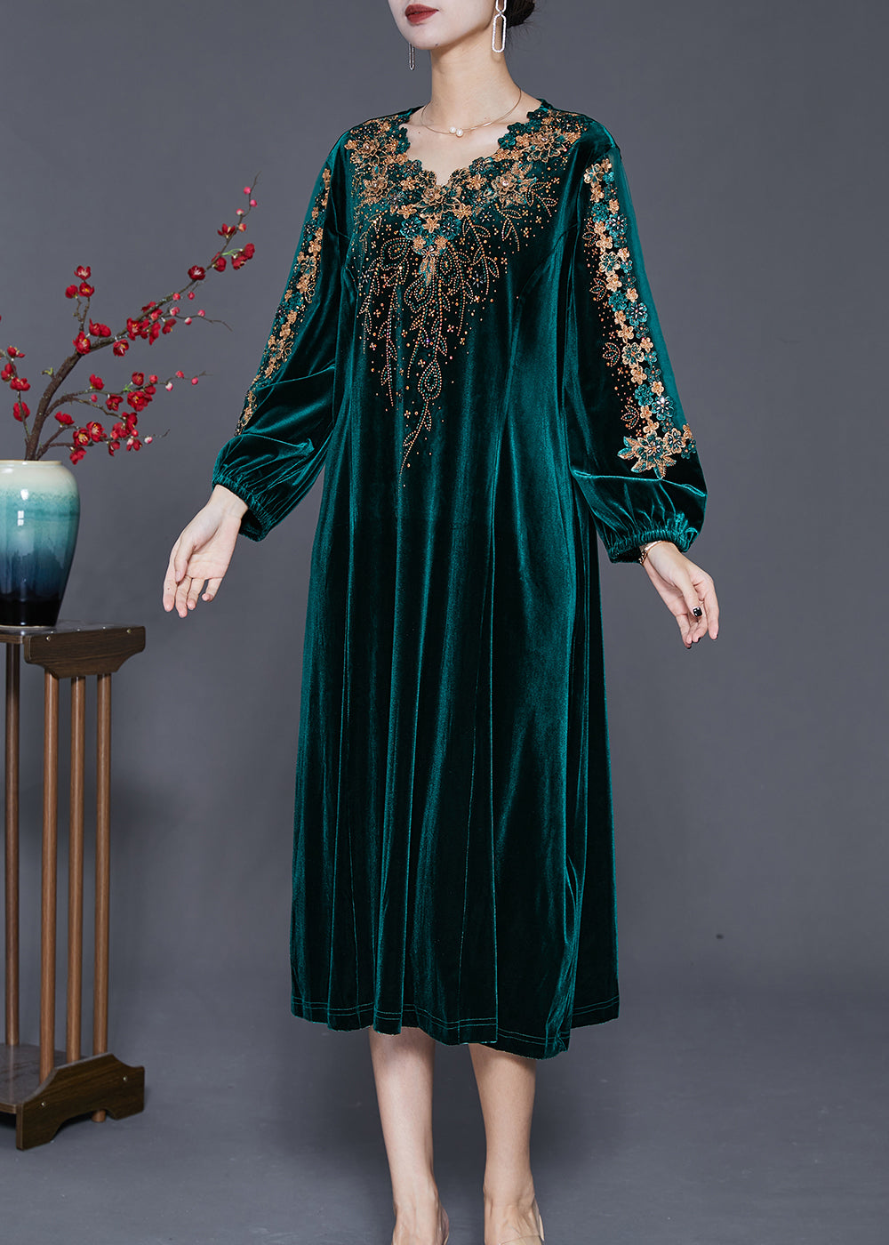 A Vintage Style Dress with Delicate Timeless Details