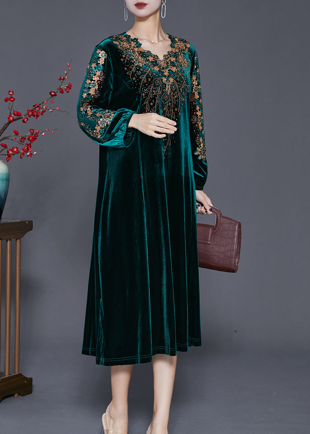 A Vintage Style Dress with Delicate Timeless Details