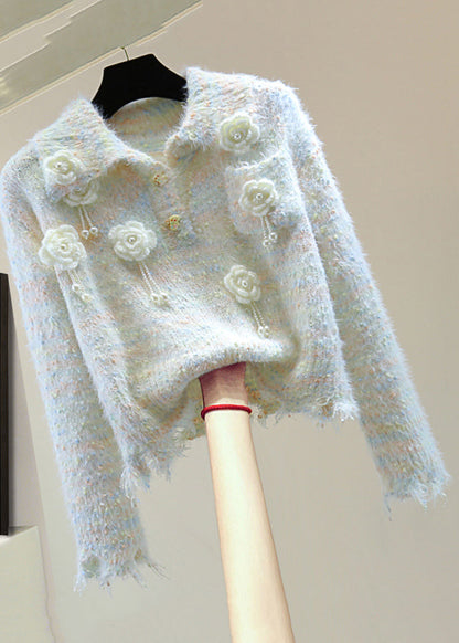A Vintage Style Sweater with Delicate Timeless Details