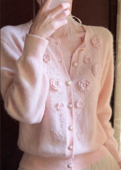 A Vintage Style Cardigan with Delicate Timeless Details