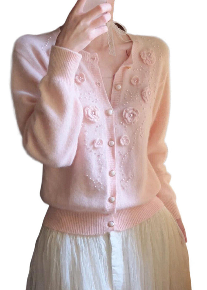 A Vintage Style Cardigan with Delicate Timeless Details