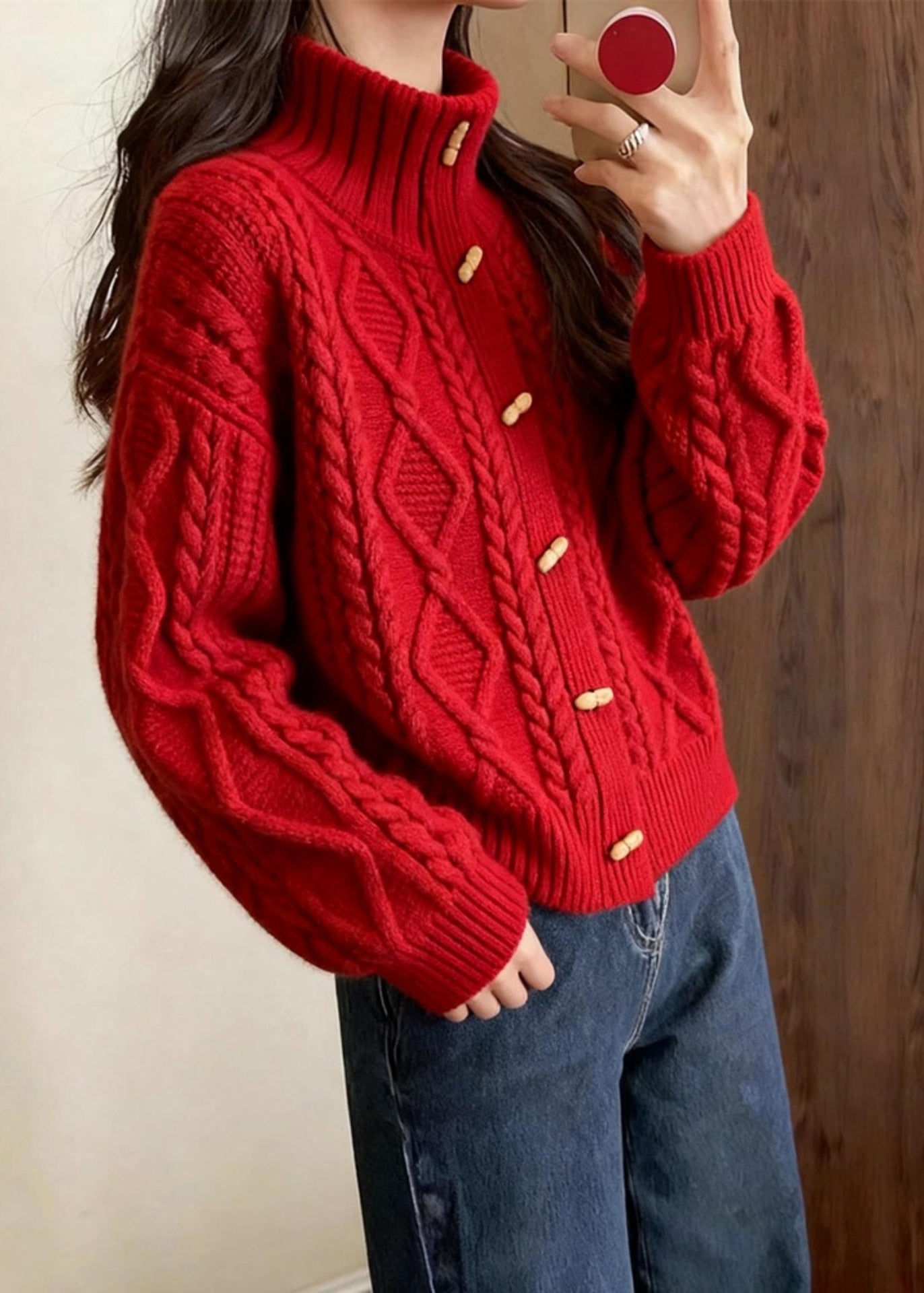A Vintage Style Cardigan with Delicate Timeless Details