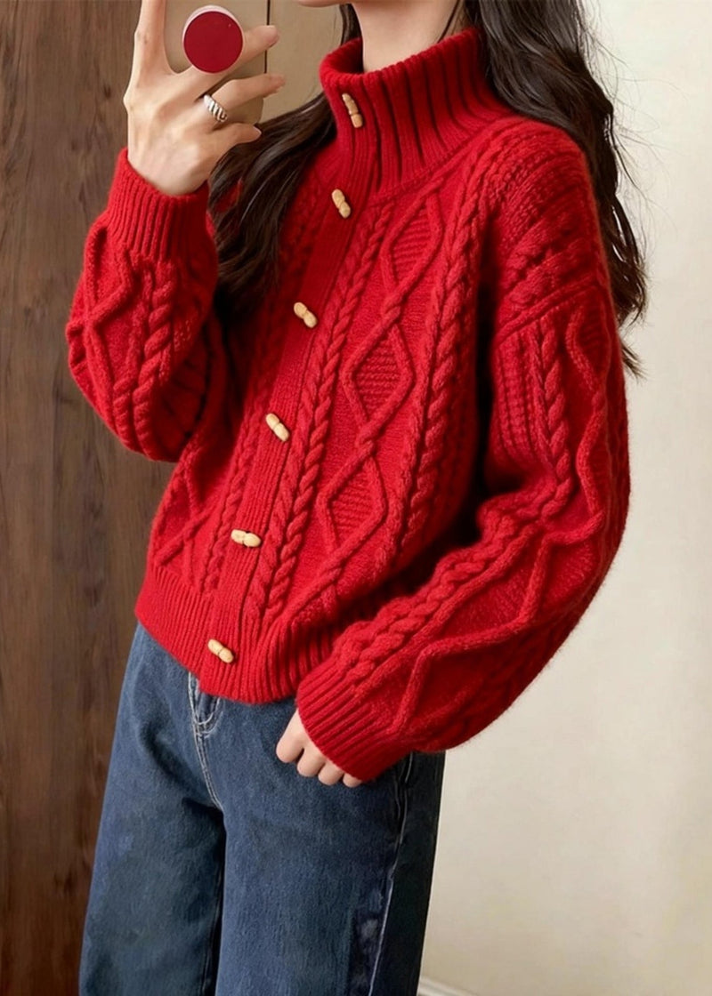 Classic Vintage Cardigan with a Flattering Fit