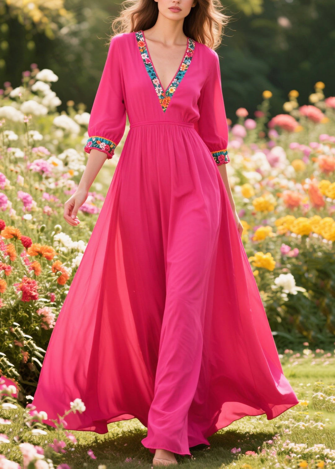 Beautifully Finished Dress in a Timeless Design
