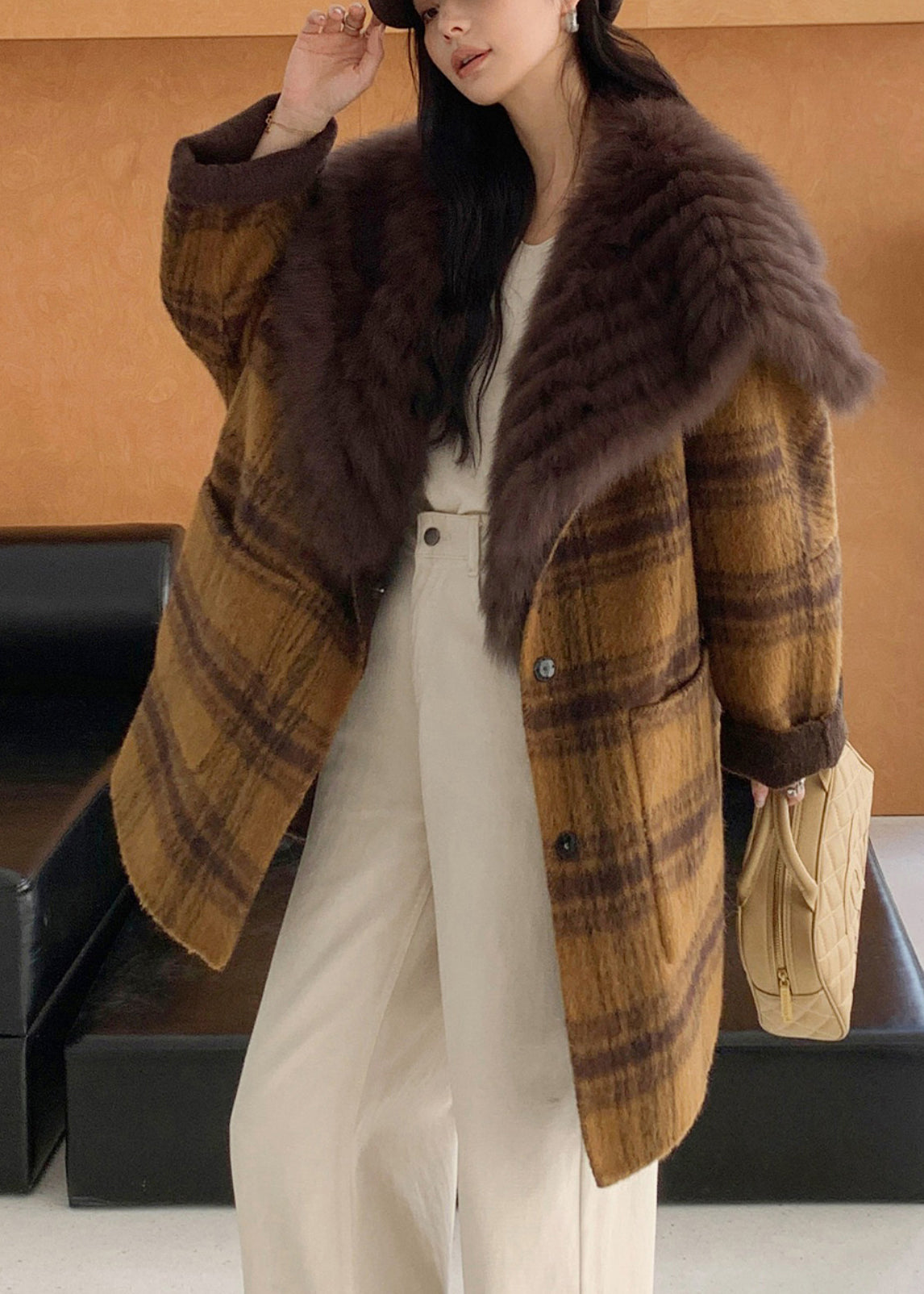 Classic Vintage Coat with a Flattering Fit