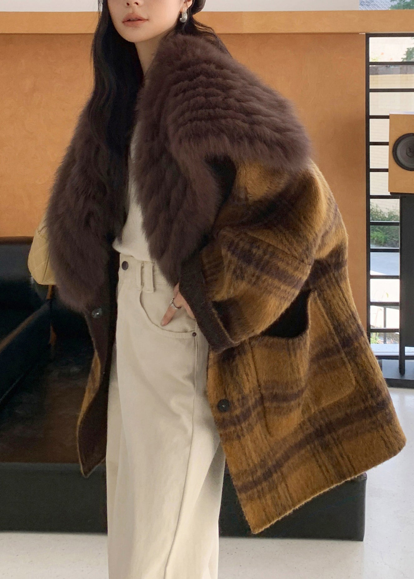 Classic Vintage Coat with a Flattering Fit