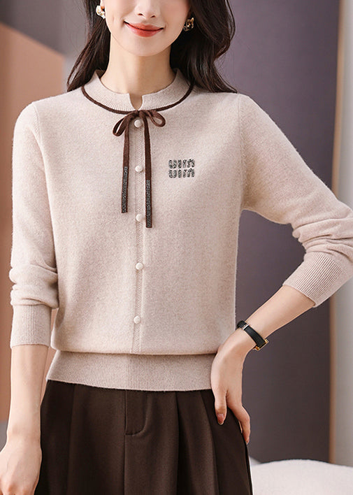 A Vintage Style Sweater with Delicate Timeless Details