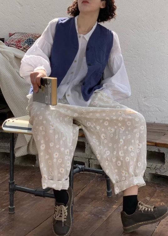 A Vintage Style Pants with Delicate Timeless Details
